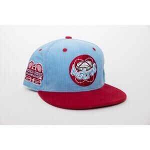 Houston Astros "Houston Oilers" Double Trophy Fitted Hat Size 7 3/4